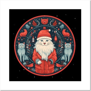 Norwegain Forest Cat  Xmas, Love Cats Posters and Art